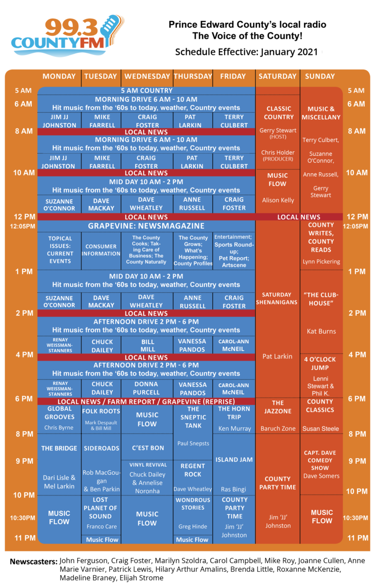 Current Schedule